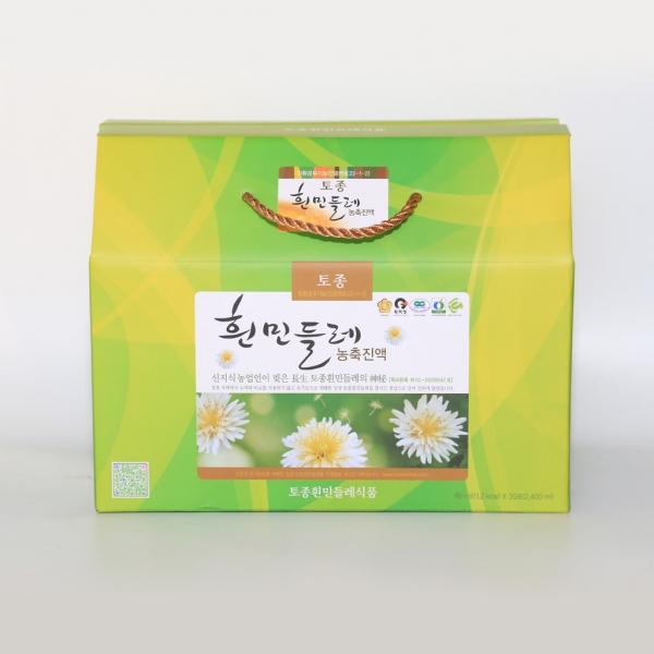 함안몰,토종흰민들레 농축진액 골드 60팩 80ml / 농축진액 30팩  80ml